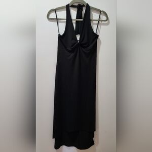 RW&CO. Black Backless Dress